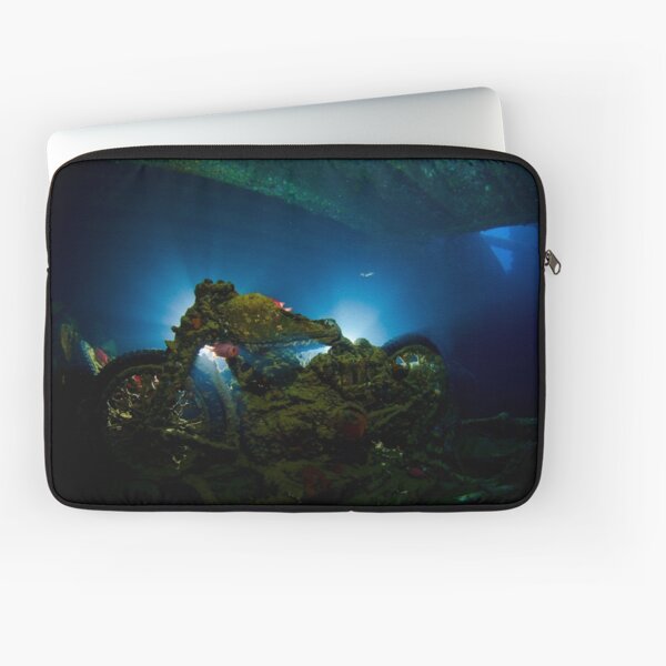 Underwater Motorbike Laptop Sleeve