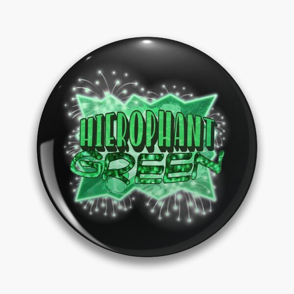 Item preview, Green Hierophant Stand (Design #1 - On Black) designed and sold by epinkb.