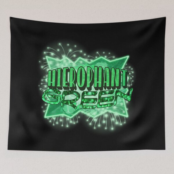 Item preview, Green Hierophant Stand (Design #1 - On Black) designed and sold by epinkb.