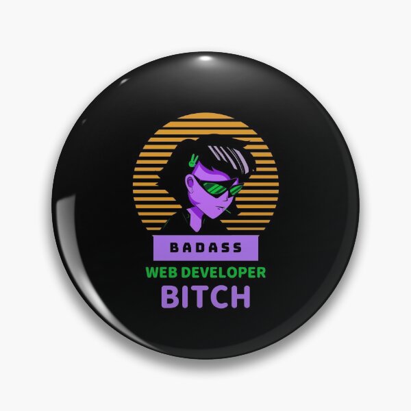 Item preview, Badass Web Developer B*tch - Female Coder Web Developer designed and sold by Shirtlify.
