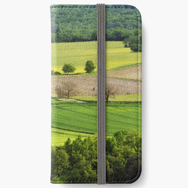Springtime in the countryside iPhone Wallet