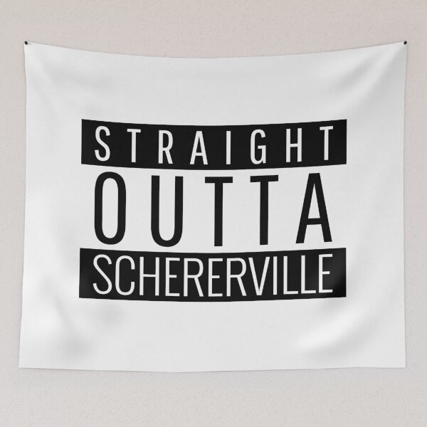 Item preview, Straight Outta Schererville Indiana  designed and sold by Teelogic.
