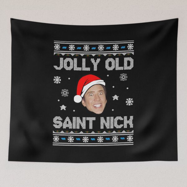 Item preview, Nicolas Cage Stage Name Actor Filmmaker Coppola Received Many Awards Jolly Old Saint Nick Christmas designed and sold by NicolasCageHine.