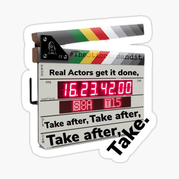 Item preview, Real Actors get it done... designed and sold by STICCERBANDIT.