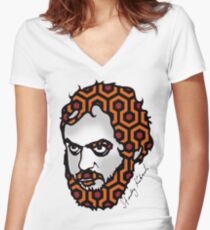 Stanley Kubrick Women's Fitted V-Neck T-Shirt