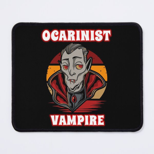 Item preview, Ocarinist Vampire Groovy Halloween Party Retro Vintage designed and sold by ojdart.