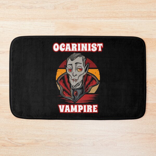 Item preview, Ocarinist Vampire Groovy Halloween Party Retro Vintage designed and sold by ojdart.