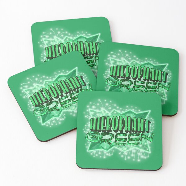 Item preview, Green Hierophant Stand (Design #1 - On Green) designed and sold by epinkb.