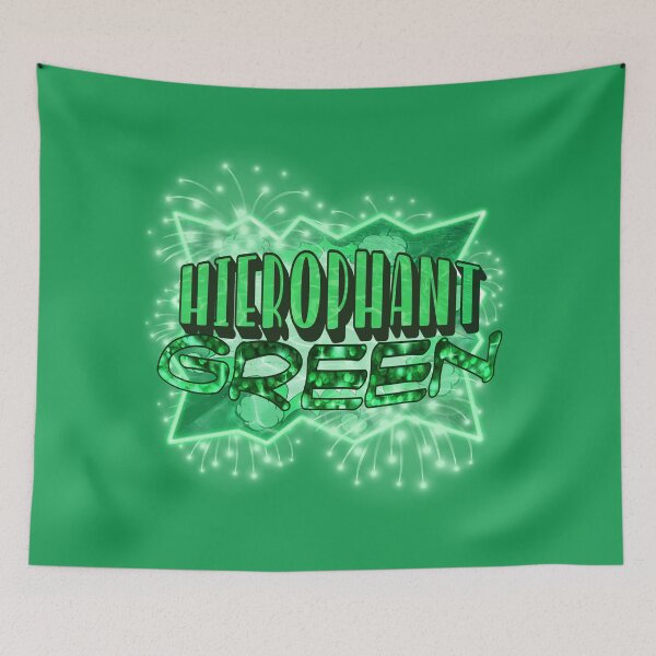 Item preview, Green Hierophant Stand (Design #1 - On Green) designed and sold by epinkb.