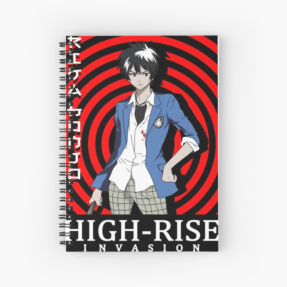 Rika Honjo High Rise Invasion Character Artwork Spiral Notebook for Sale  by rudytanat | Redbubble