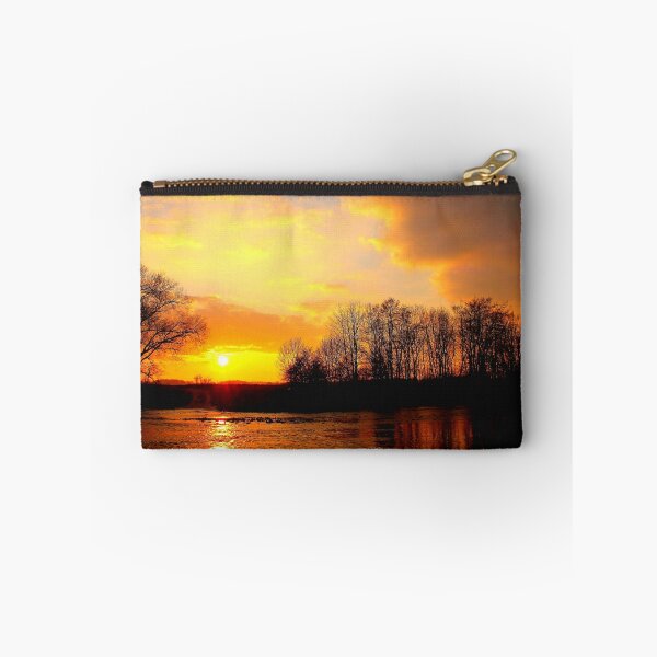 Item preview, Late Evening Over the River Tees, Swine Lairs Farm River Ford. England designed and sold by Ian Alex Blease.