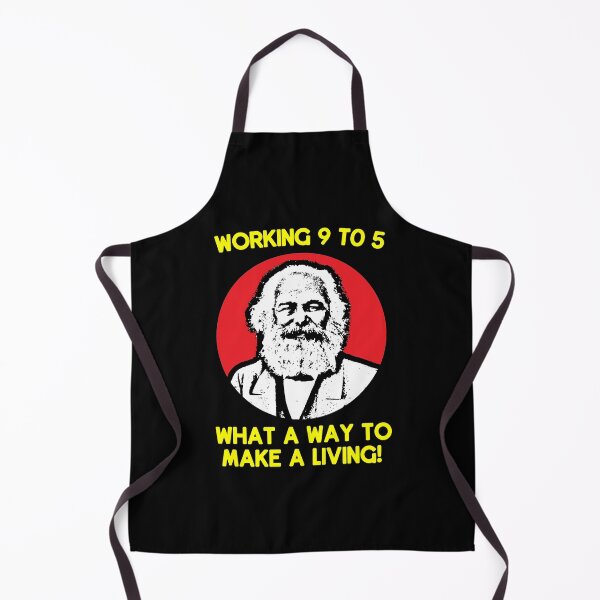 Item preview, Karl Marx Working 9 To 5 designed and sold by RevolutionInPaint.