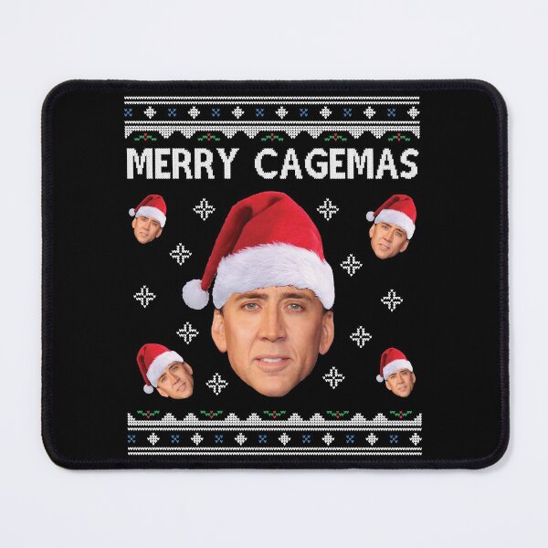 Item preview, Nicolas Cage Stage Name Actor Filmmaker Coppola Received Many Awards Merry Cagemas Christmas Knitpo designed and sold by NicolasCageHine.