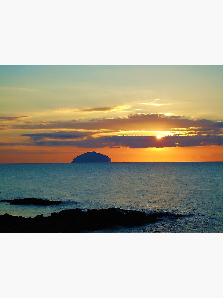 Sunset over Ailsa Craig by CGR1