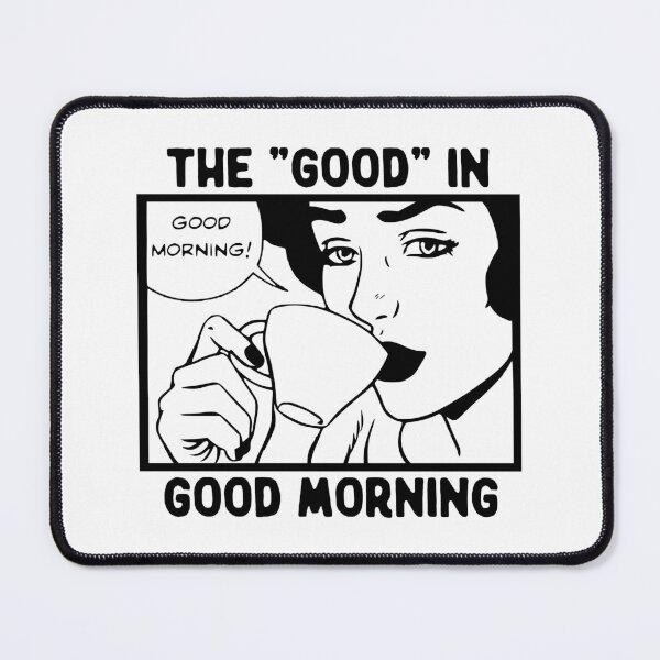 Item preview, The Only Good In Good Morning Is Coffee, Retro Vintage, Funny Witty designed and sold by anghelapparel.