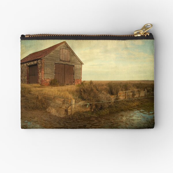 Coal Shed, Thornham, Norfolk Zipper Pouch