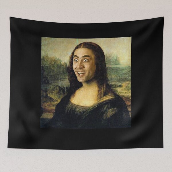 Item preview, Nicolas Cage Stage Name Actor Filmmaker Coppola Received Many Awards Mona Lisa Gift For designed and sold by NicolasCageHine.