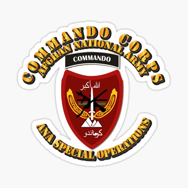  sof afghan national army commando corps sticker for sale by