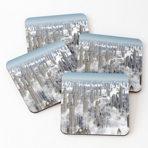 Item preview, Futuristic skyscrapers in a mega city designed and sold by MIRO3D.
