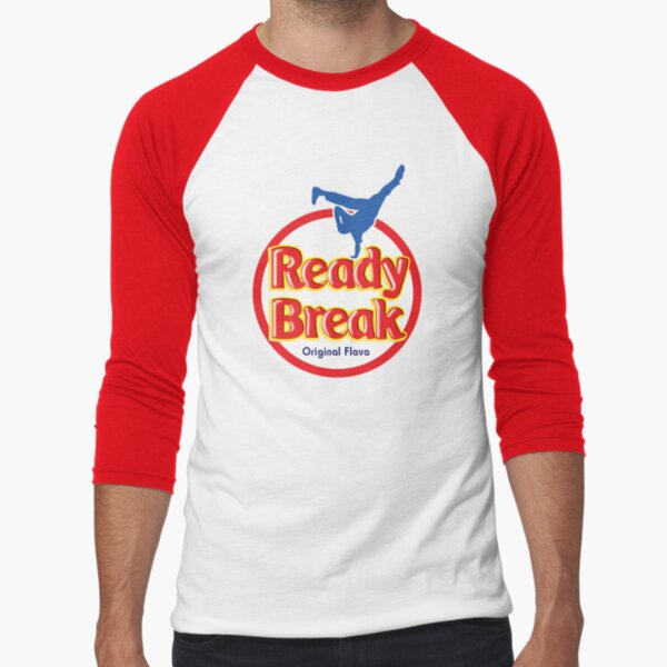 "Ready to Break" (A) Baseball ¾ Sleeve T-Shirt