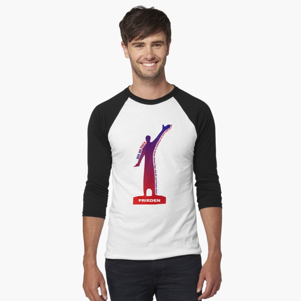 Vista previa del artículo con la obra «Camiseta ¾ estilo béisbol», diseñado y vendido por Nordwind.