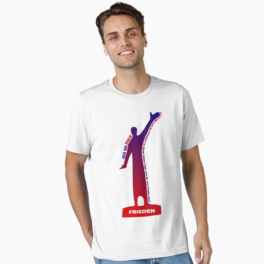 Vista previa del artículo con la obra «Camiseta esencial», diseñado y vendido por Nordwind.