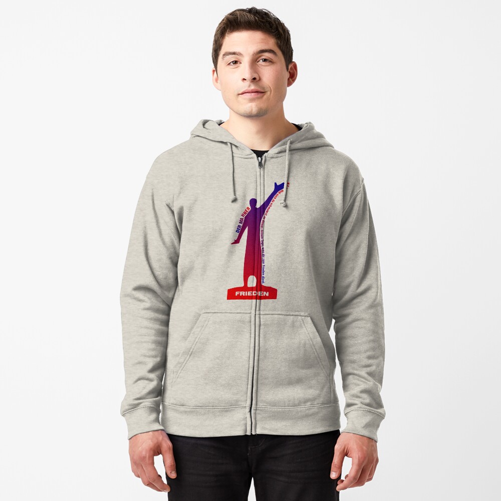 Vista previa del artículo con la obra «Sudadera con capucha y cremallera», diseñado y vendido por Nordwind.