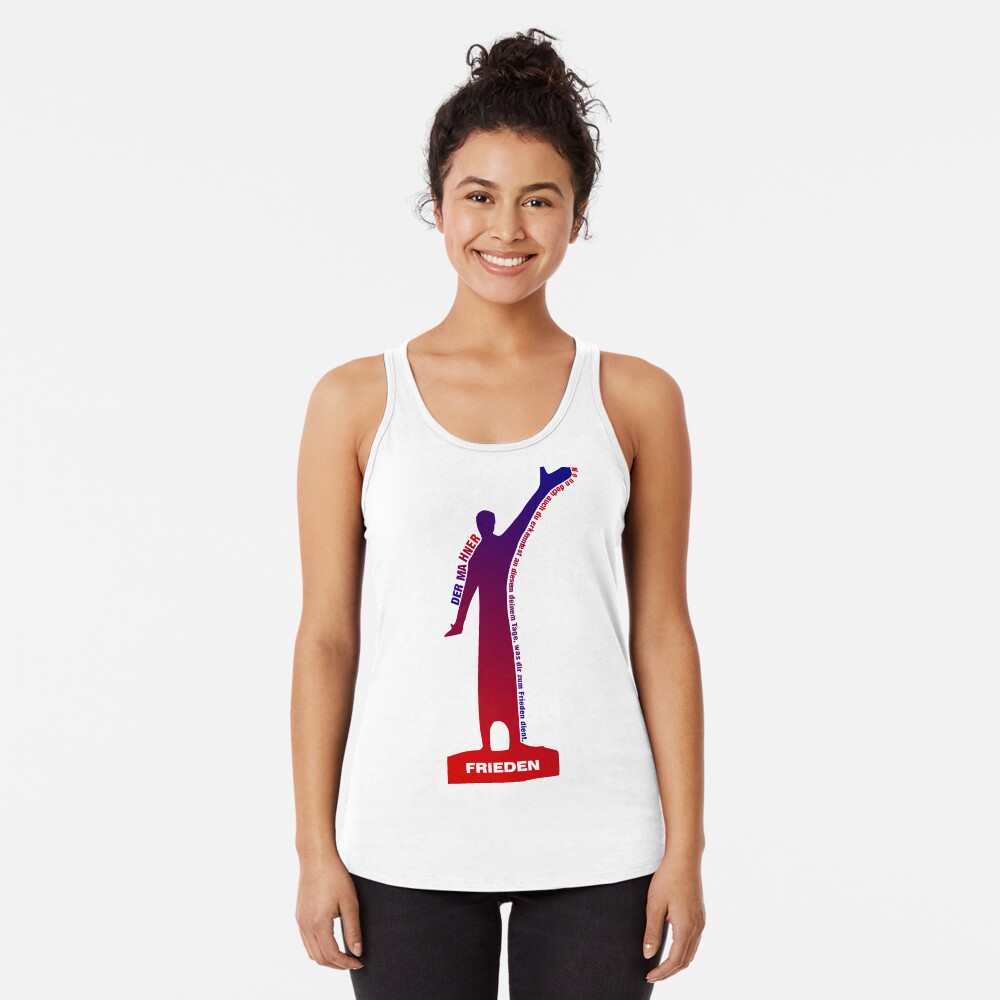 Vista previa del artículo con la obra «Camiseta con espalda nadadora», diseñado y vendido por Nordwind.