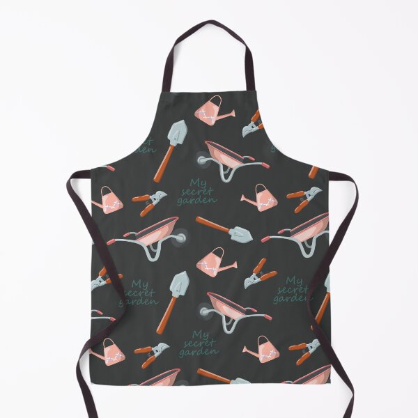 Item preview, Gardening tools vector hand drawn seamless pattern designed and sold by Familyshmot.