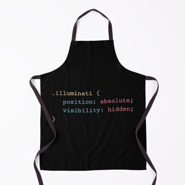 Item preview, Illuminati As A CSS Code. HTML, Javascript, And CSS Design Are Always A Package. In This Case, Only CSS Illuminati Appears On Your Shirt. But Are They? - Funny designed and sold by Programmer's  Life and Humor.