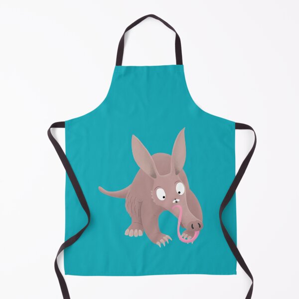 Item preview, Cute funny aardvark cartoon designed and sold by FrogFactory.