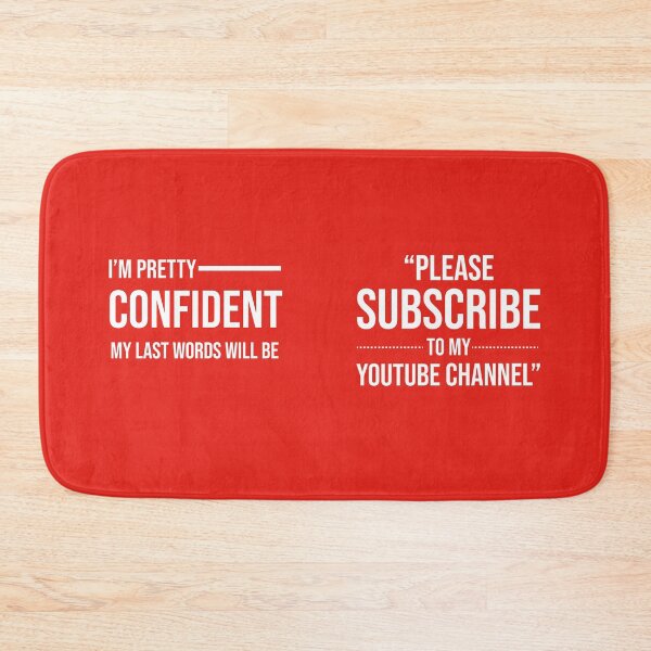Item preview, Im pretty confident my last words will be please subscribe to my youtube channel designed and sold by Vansh Arora.