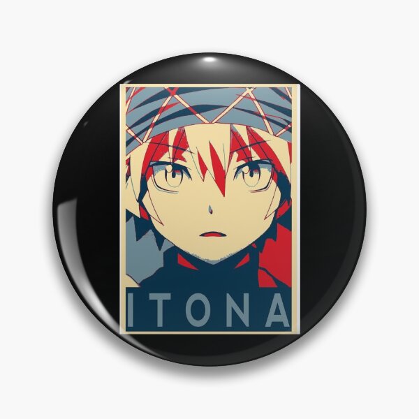 Item preview, Itona blue and red poster designed and sold by BaierKaren.