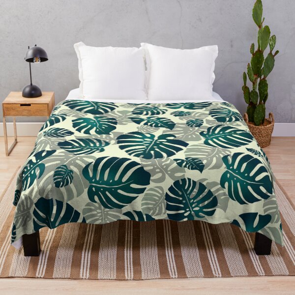 Item preview, Monstera Plant Pattern (W) designed and sold by SoulArtLove.