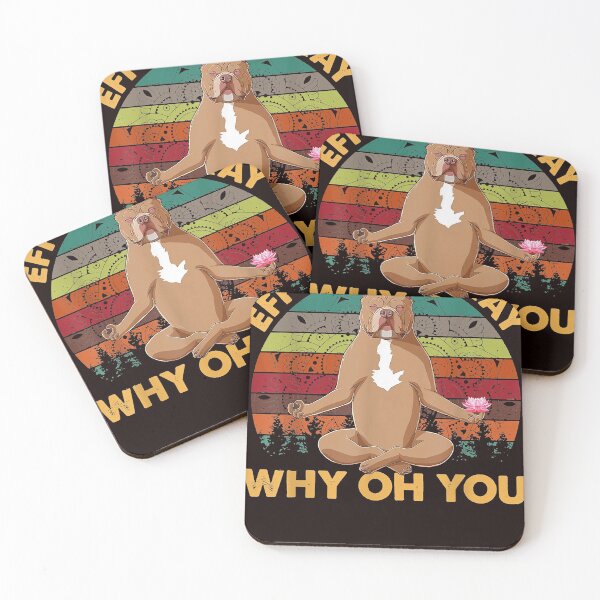 Item preview, Pitbull Eff You See Kay Why Oh You Vintage Yoga Lover designed and sold by DonetTrent.