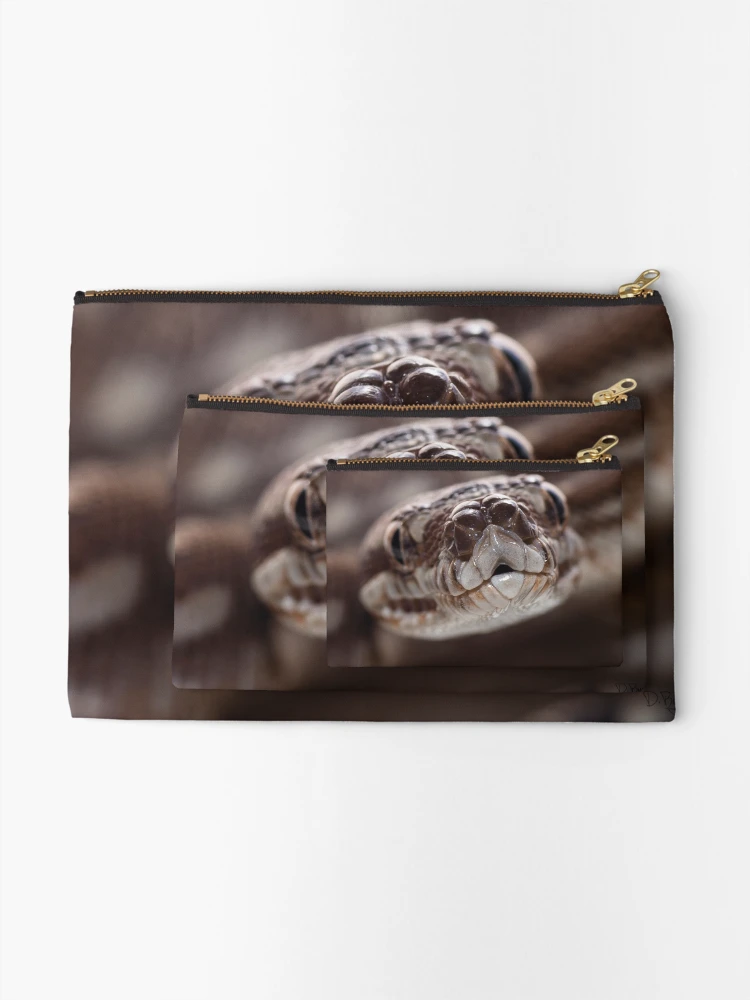 Thumbnail 2 of 4, Zipper Pouch, Bredli python designed and sold by Derek Byrne.