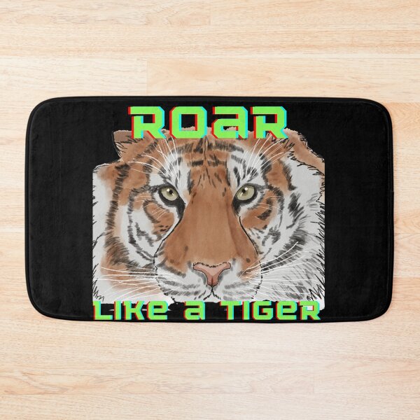 Item preview, Roar Like a Tiger - Tiger Quotes - Motivation - Inspiration designed and sold by BunnyBizarre.