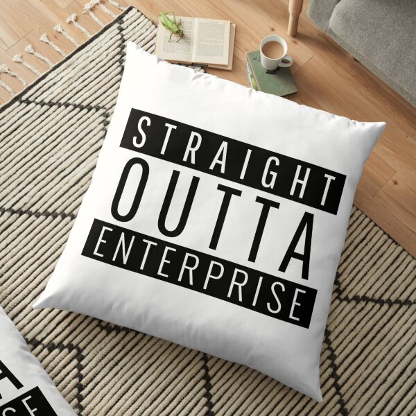 Straight Outta Enterprise Alabama Floor Pillow