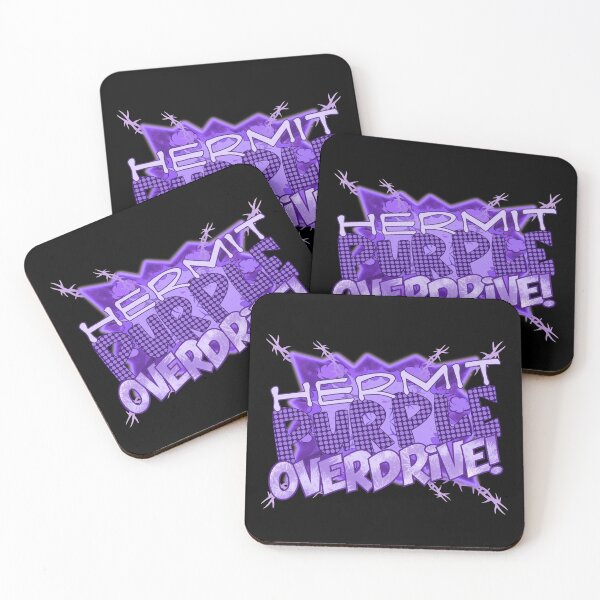 Item preview, Purple Hermit Stand (Design #2 - On Black) designed and sold by epinkb.