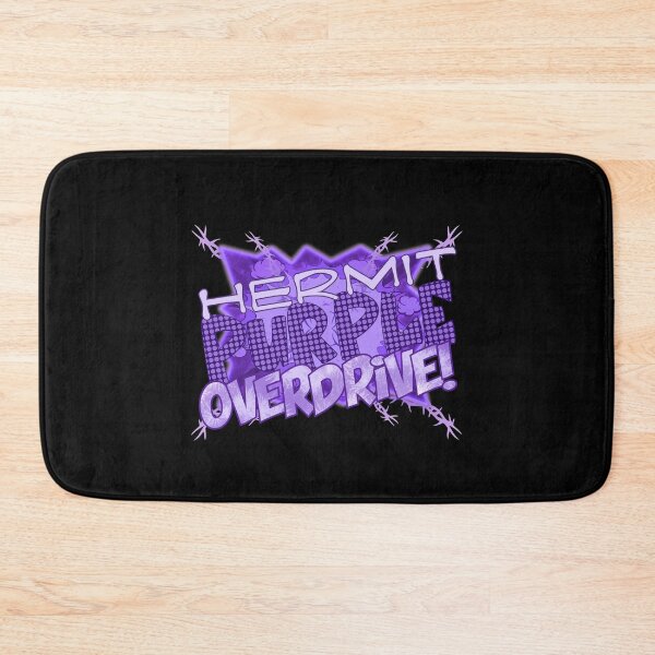 Item preview, Purple Hermit Stand (Design #2 - On Black) designed and sold by epinkb.
