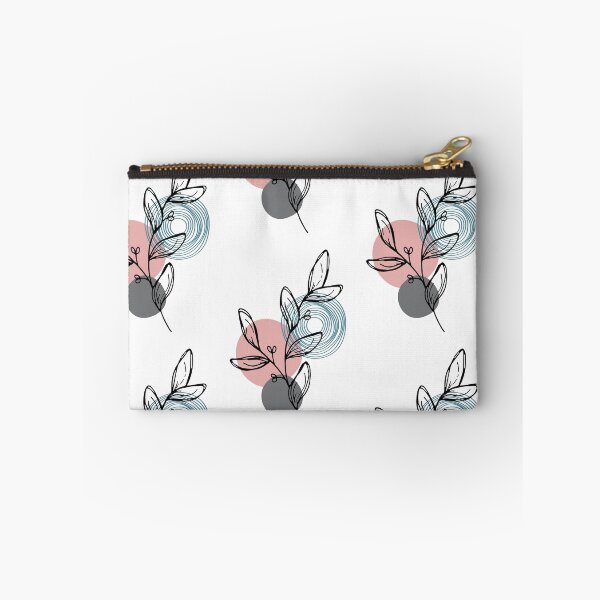 Item preview, Leaf line art with circular pattern as the background designed and sold by msro1.