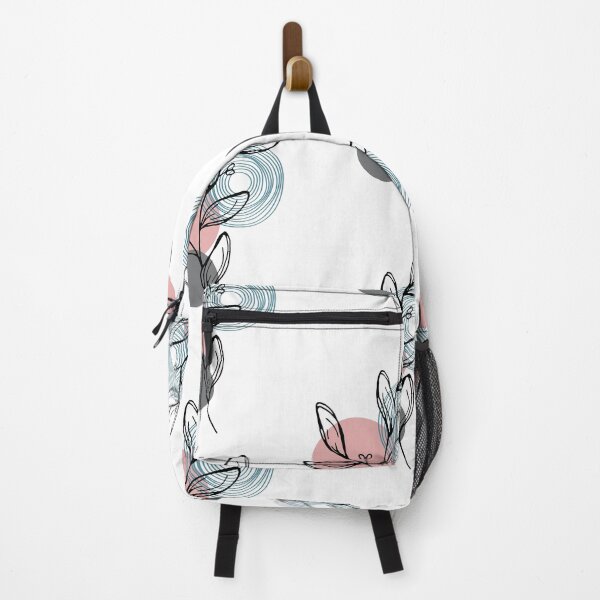 Item preview, Leaf line art with circular pattern as the background designed and sold by msro1.