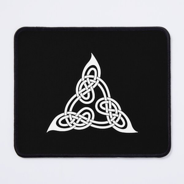 Item preview, celtic knot triangle black and white drawing designed and sold by t335.