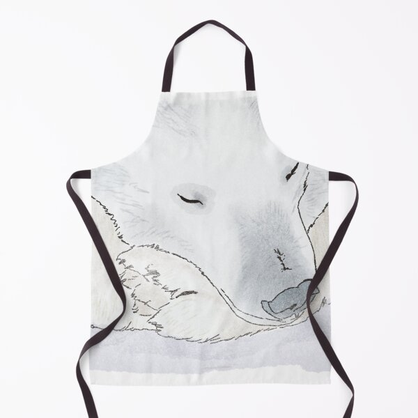 Item preview, Sleepy Polar Bear in Snow designed and sold by BunnyBizarre.