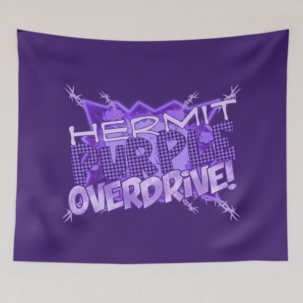 Item preview, Purple Hermit Stand (Design #2 - On Dk. Purple) designed and sold by epinkb.