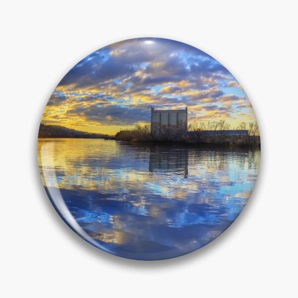Item preview, Sunset on the Tamar River Silos designed and sold by Huskyyy Designs.