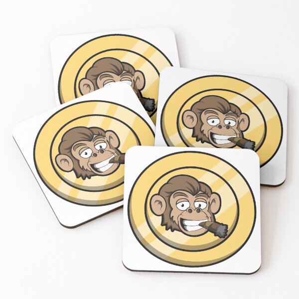 Item preview, Casual chimpanzee on coin designed and sold by Schoneborn.