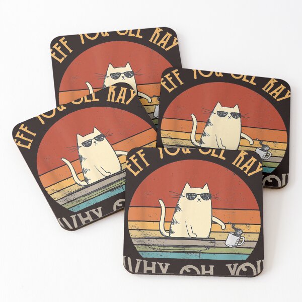 Item preview, Retro Eff You See Kay Why Oh You Funny Cat designed and sold by DonetTrent.