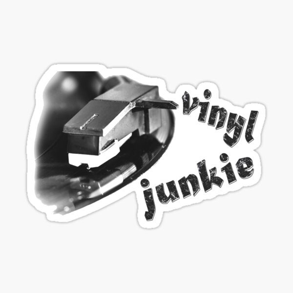 Vinyl Junkie Sticker