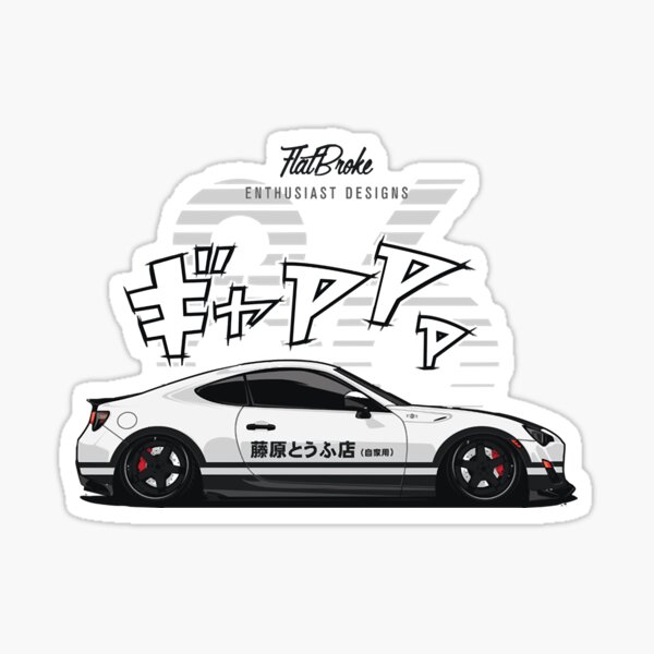 Fujiwara Tofu Shop (AE86 Initial-D Graphic) Sticker – Grafixpressions